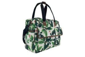 Enkele fietstas Green Leaves shopper