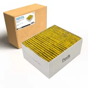 Koolstoffilter model 17004083 (230 x 190 x 10 mm)