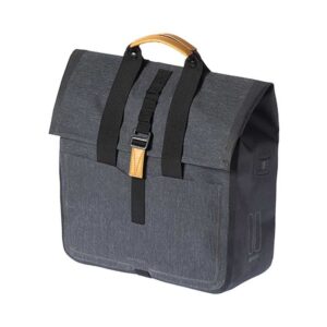 Enkele shopper fietstas Urban dry charcoal