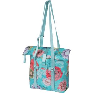 Enkele fietstas Bloom Field blue shopper