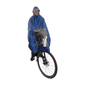 Poncho Deluxe Blauw