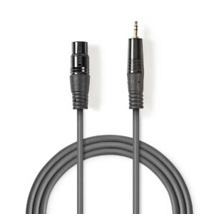 Audiokabel XLR-3 - jack 3.5 mm 1 meter