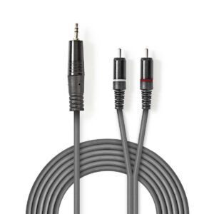 Audiokabel jack 3.5 - tulp stereo 1.5 meter