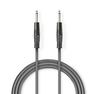 Audiokabel jack - jack mono 1.5 meter