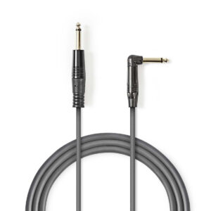 Audiokabel jack - jack mono haaks 1.5 meter