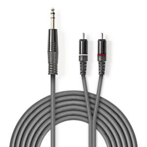 Audiokabel jack - tulp stereo 1.5 meter