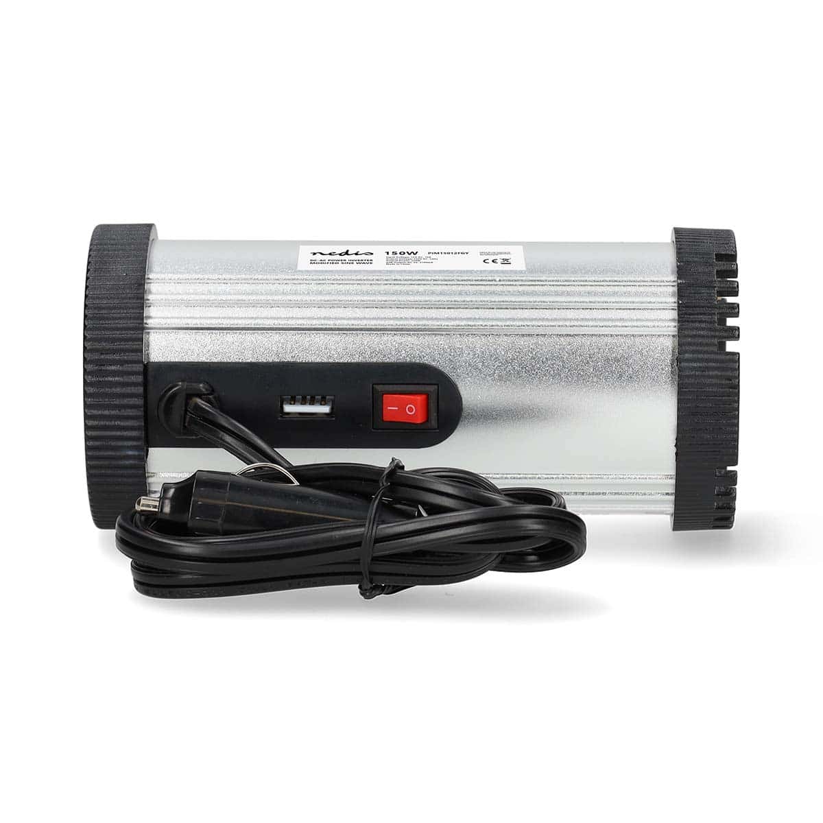 PIM15012FGY_P15 Elektrische transformator voor automatische verlichting, 150W, zwart met kabel.